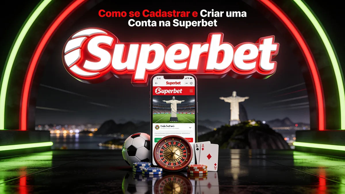Como se Cadastrar e Criar uma Conta na Superbet — superbet no Brasil
